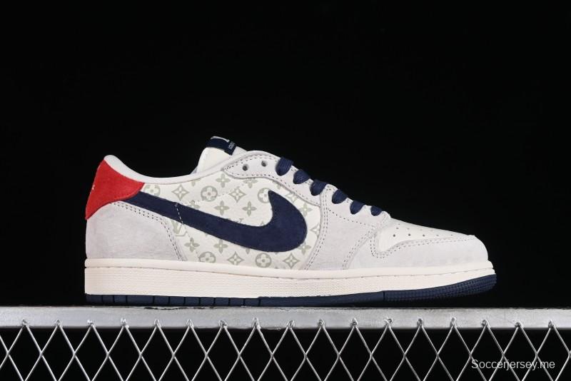 Nike Air Jordan 1 Low OG SP Travis Scott x Fragment Design Collaboration Sneakers - YQ2088-668