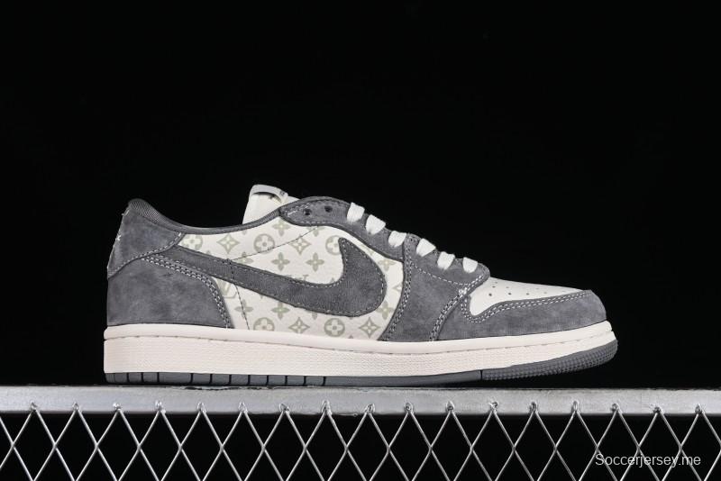 Nike Air Jordan 1 Low OG SP Travis Scott x Fragment Design Collaboration Sneakers - SJ2068-001