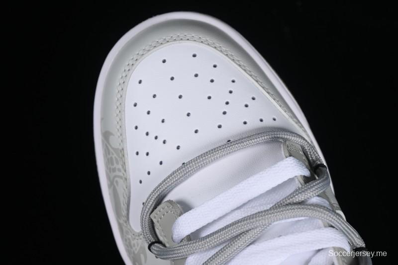 Nike Dunk Low SB Year of the Dragon Limited Edition Silk Patchwork Casual Skate Shoes - DV0833-100