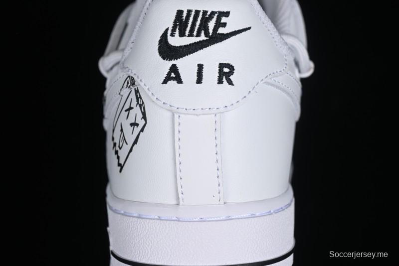 Nike Air Force 1 '07 Low Graffiti Casual Sneakers - CV9879-541