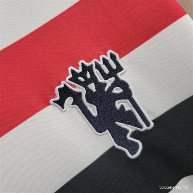 24/25 قميص مانشستر يونايتد الثالث بأكمام طويلة الأكمام 24/25