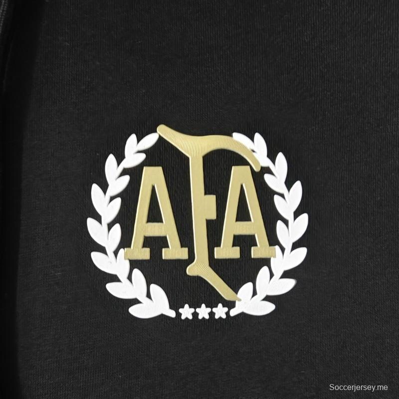 2024 الذكرى السنوية ال50 للأرجنتين 2024 هودي أسود/أزرق كحلي/أبيض/رمادي/بيج 5 ألوان