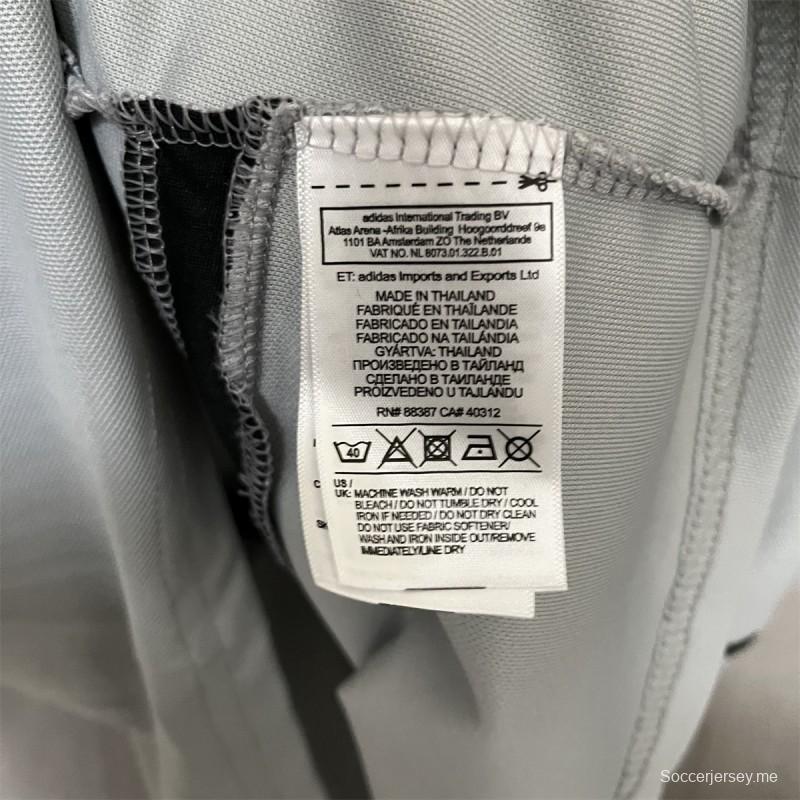 02/03 قميص ريترو فلامنجو حارس مرمى فلامنجو رمادي بأكمام طويلة رمادي