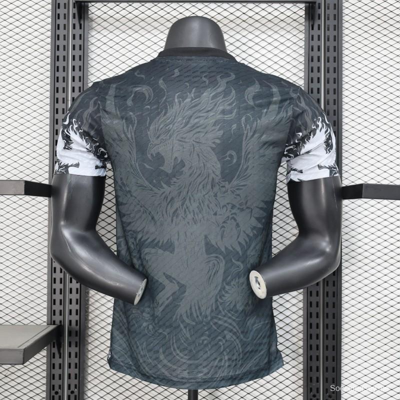 إصدار اللاعب 2024 قميص التنين الأسود الاختباري الياباني 2024