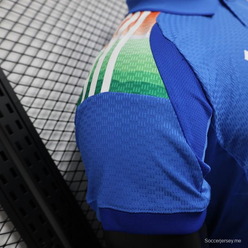 إصدار اللاعب 2024 قميص الهند الأزرق 2024