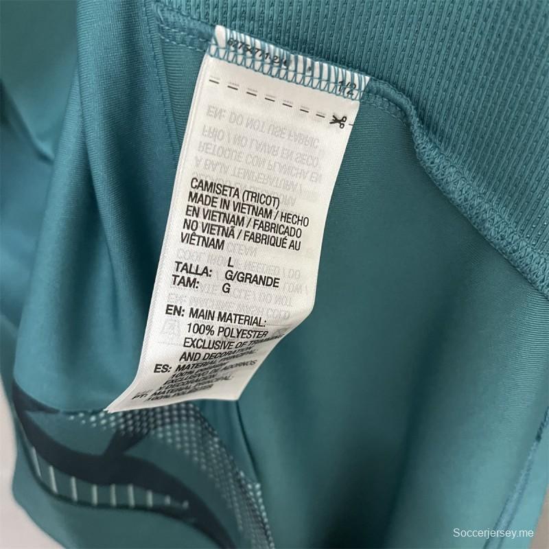 25/26 قميص تدريب كروزيرو أخضر غامق أخضر اللون S-XXXXL