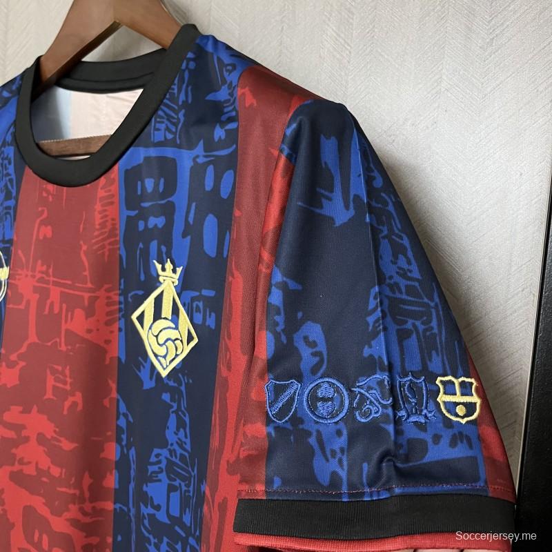 25/26 قميص برشلونة كوما فوتبول الأمير الخاص 25/26