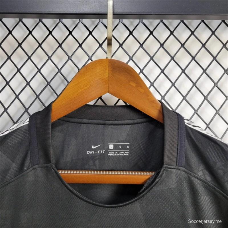 17/18 قميص ريترو باريس سان جيرمان 2 أسود 2 ذهاباً وإياباً