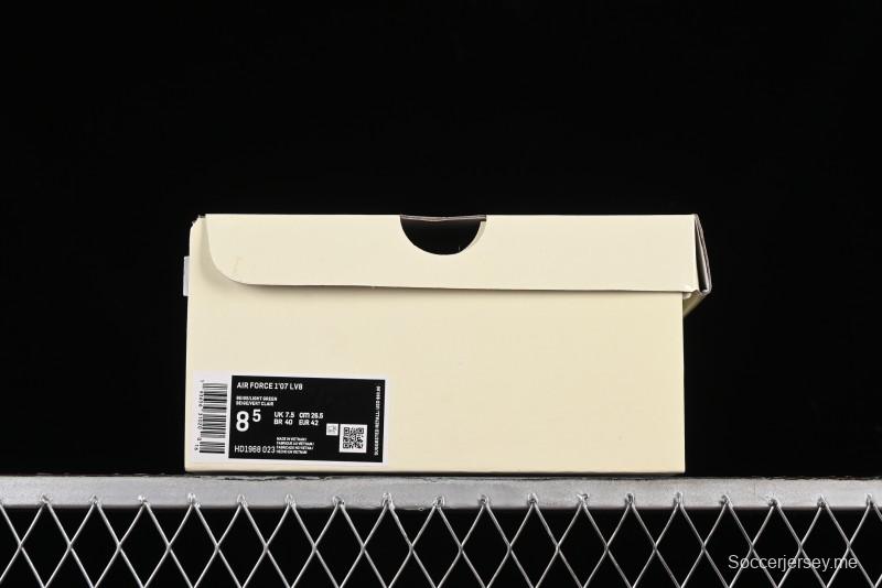 Supreme x Nike Air Force 1 '07 Low Collaborative Sneakers in Youthful Green - HD1968-023