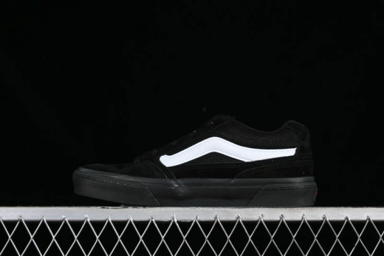 Vans Caldrone Classic Black Retro Skate Shoes - VN0007P9BA2