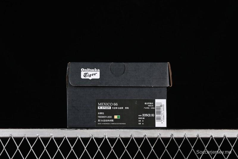 Onitsuka Tiger Mexico 66 Low-Top Leather Sneakers for Casual Running - 1183B511-200