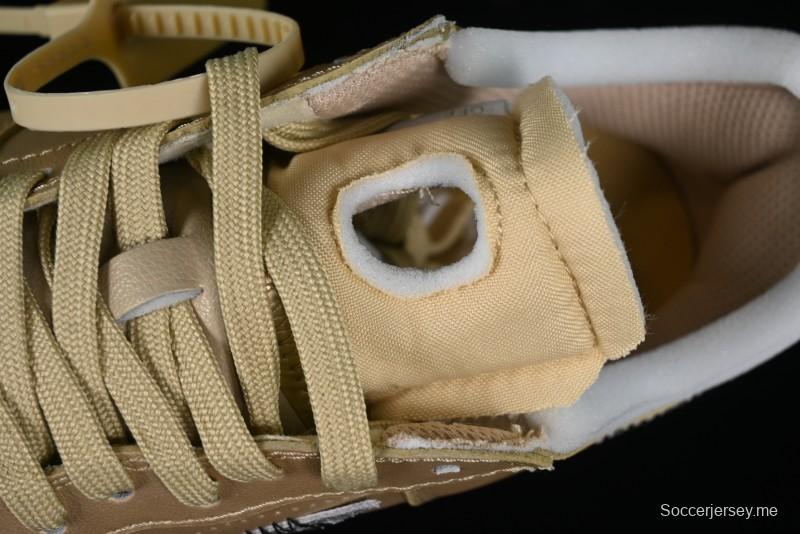 Off-White x Nike Air Force 1 '07 Low "Metal Gold" Casual Sneakers - DX1419-900