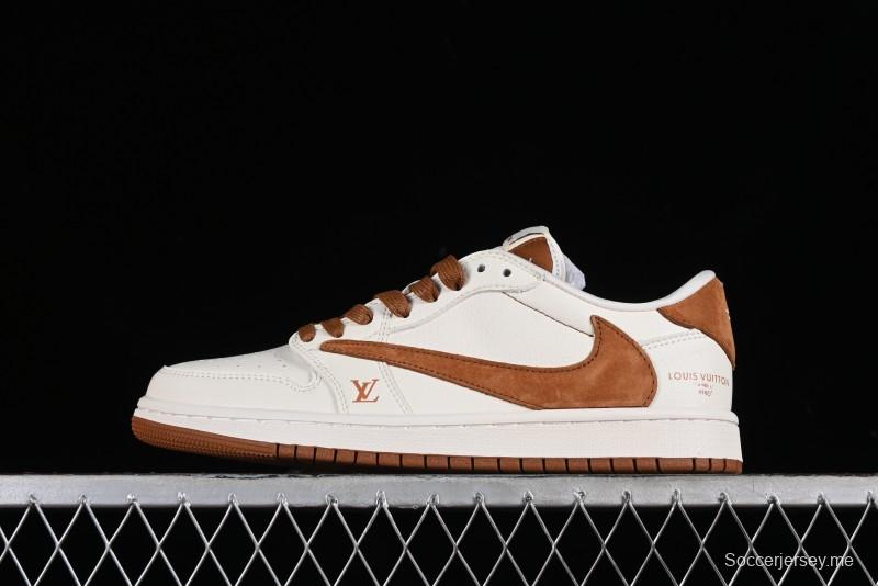 Nike Air Jordan 1 Low OG SP Travis Scott x Fragment Design Collaboration Sneakers - LX1988-900