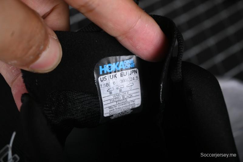 HOKA ONE ONE MACH 6 Flagship Racing Shoes with Carbon Plate Technology and Asymmetric Design - 114791 BLACK