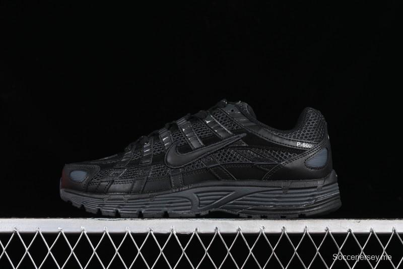 Nike P-6000 PRM Retro Casual Sneakers with Vintage Running Shoe Design - FQ8732-010