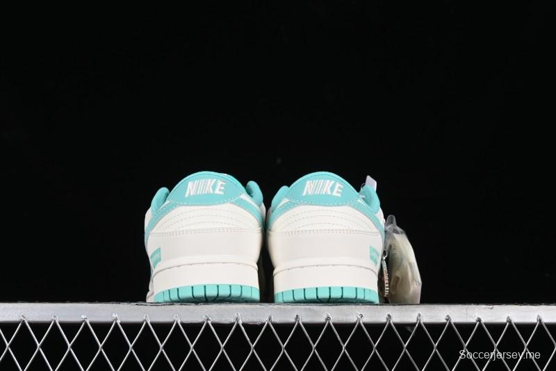 Nike SB Dunk Low Supreme Collaboration - Wheat Green Canvas Anniversary High-End Custom Low-Top Casual Skate Shoes - BB6698-512