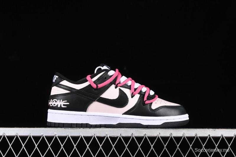 Nike Dunk Low SB Raspberry Mousse Pink Strap Casual Skate Shoes - CW1590-100
