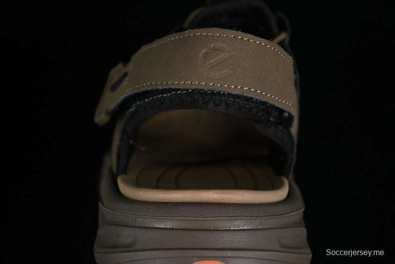 ECCO Offroad Series 2024 Summer New Outdoor Beach Sandals with Anti-Collision Toe and MD Massage Insole - 63133001002