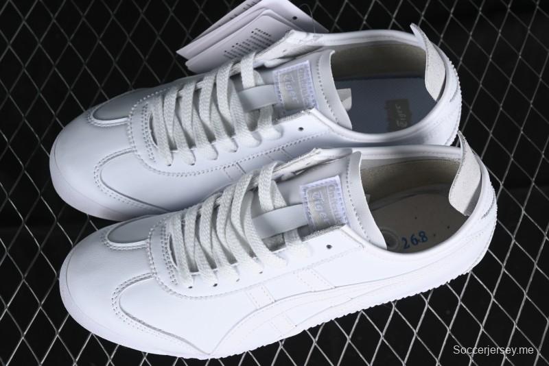 Onitsuka Tiger Mexico 66 Low-Top Leather Sneakers for Casual Running - 1183A844-100