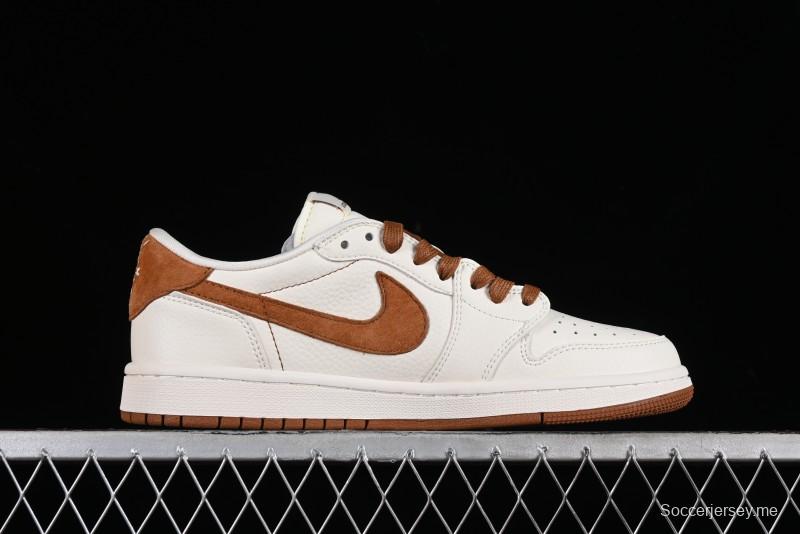 Nike Air Jordan 1 Low OG SP Travis Scott x Fragment Design Collaboration Sneakers - LX1988-900