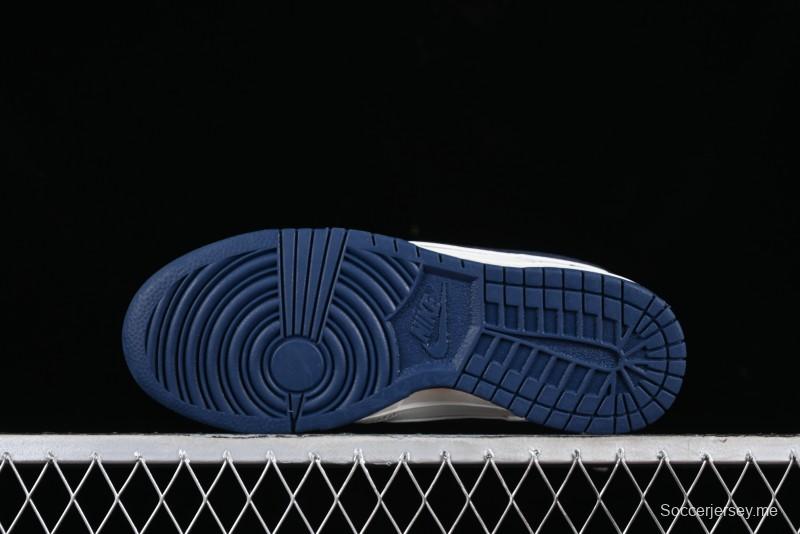 Nike Supreme x SB Dunk Low Collaboration Dark Blue Colorway Low-Top Casual Skate Shoes - RM2308-238