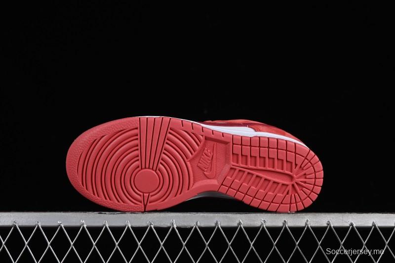 Nike SB Dunk Low Retro Valentine's Day 2024 White Rose Red Skateboarding Shoes - FQ7056-100