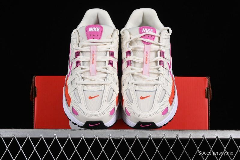 Nike P-6000 Retro Casual Sneakers Dad Shoes with Layered Design and Lightweight Body - CW1351-100