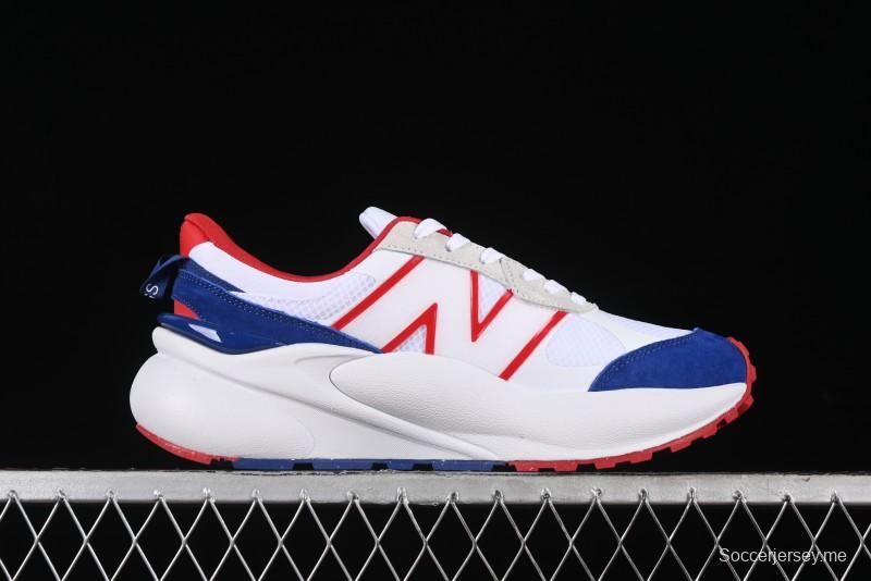 New Balance 3447 Series Retro Running Shoes with Textile and Leather Upper - U3447LA