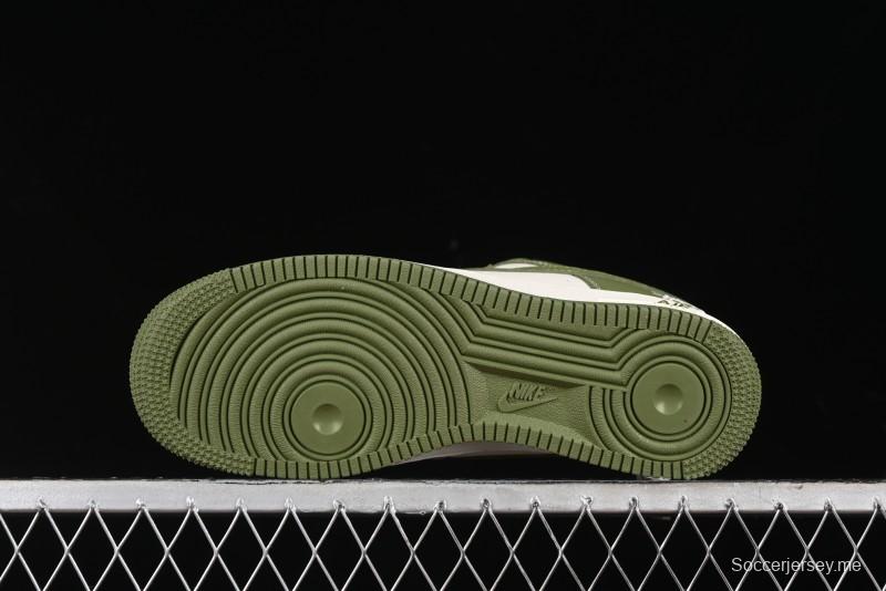Nike Air Force 1 '07 Low Stussy Collaboration - Lotus Green Low-Top Casual Sneakers - BB5353-515