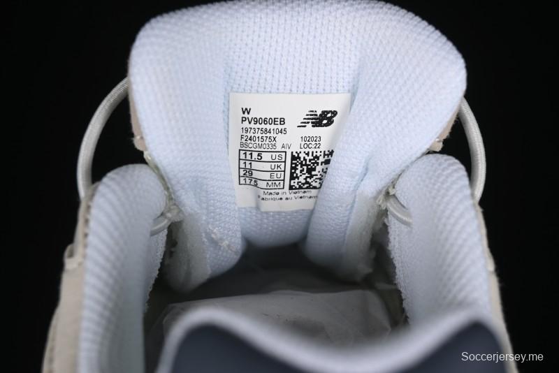 New Balance 9060 Series Kids Hook and Loop Sneakers - PV9060EB