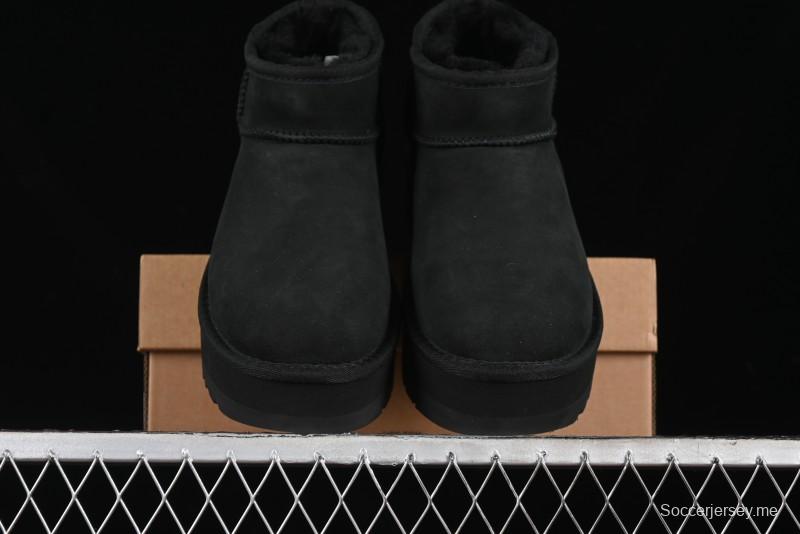 UGG Classic Ultra Mini Platform 3CM Wool Blend Mini Short Boots - 1135092