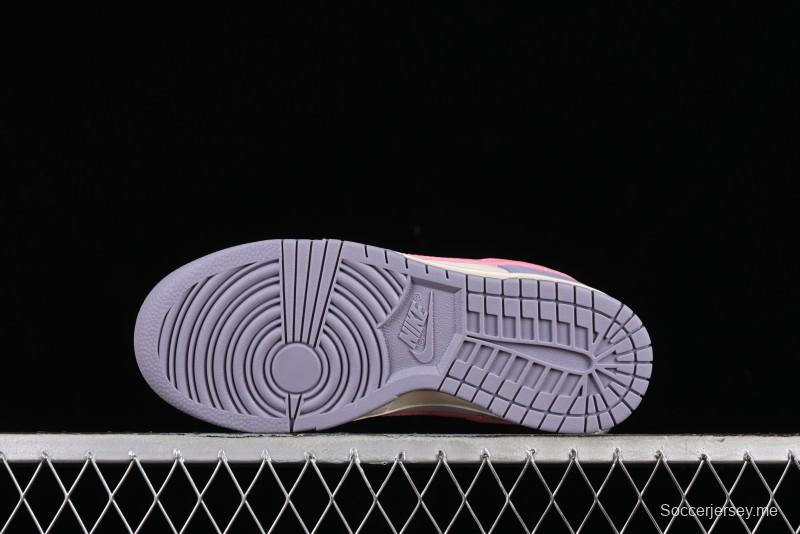 Nike SB Dunk Low White Blue Pink SB Shattered Backboard Casual Skate Shoes - DD1503-500