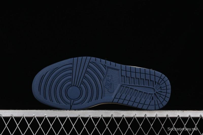 Nike Travis Scott x Fragment Design x Air Jordan 1 Low OG SP Retro Sneakers - JH6088-707