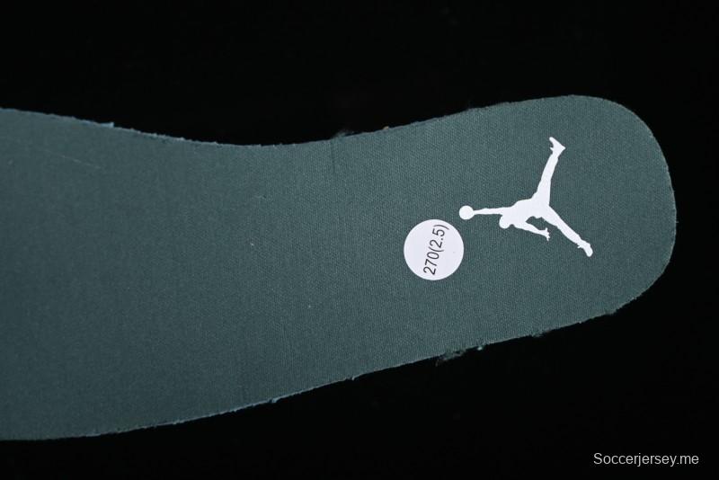 Nike Air Jordan 1 Low Retro Casual Sneakers in White Green - FQ7687-300