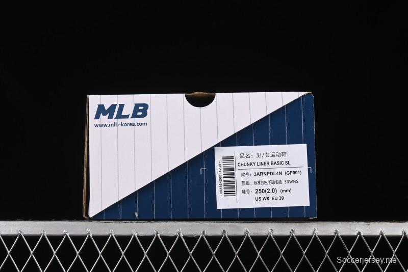 New York Yankees MLB Bigball Chunky Curve Thick Sole Casual Shoes - 3ARNPDL4N50WHS