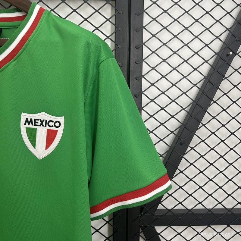 قميص المنتخب المكسيكي القديم 1970 ريترو مكسيكو هوم جيرسي