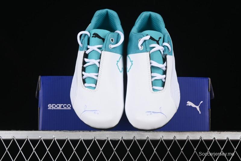 Puma Sparco Future Round Toe Lace-Up Leather Fabric Low-Top Lifestyle Casual Shoes - 307891-01