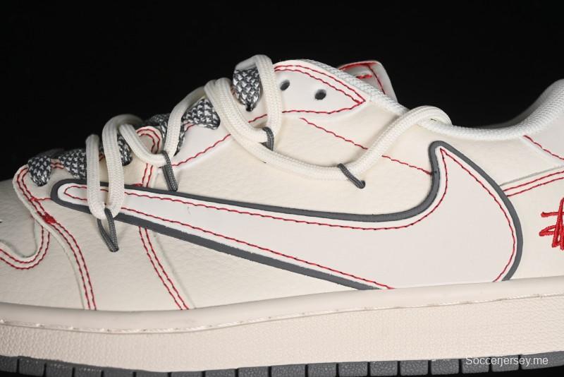 Nike Travis Scott x Fragment Design x Air Jordan 1 Low OG SP AJ1 Sneakers - SJ0086-136