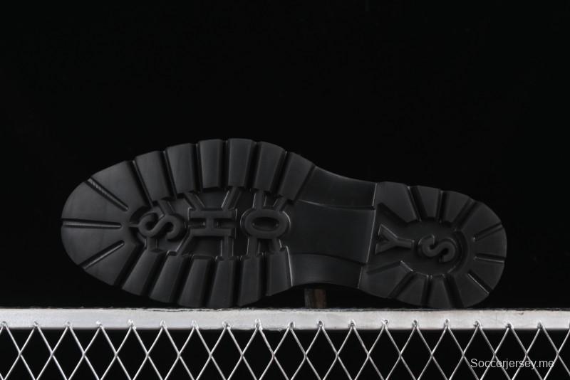 Ecco Block Brogue Business Derby Round Toe Genuine Leather Dress Shoes - 63667201001