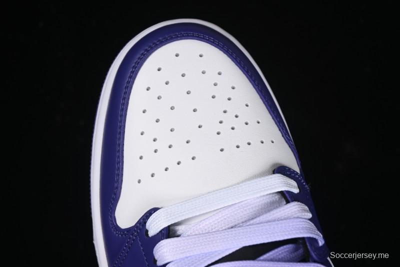 Nike Air Jordan 1 Low AJ1 Grape Purple Low-Top Basketball Shoes - 553558-500