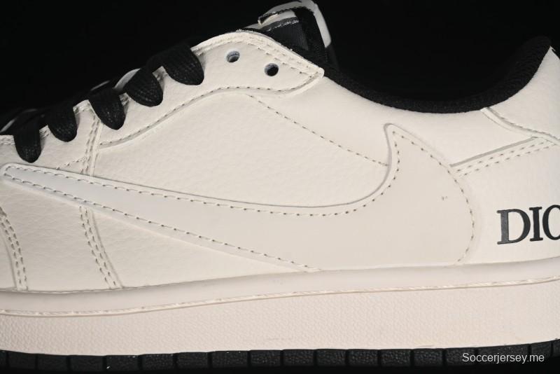 Nike Travis Scott x Fragment Design x Air Jordan 1 Low OG SP AJ1 Retro Casual Sneakers - LJ5188-025