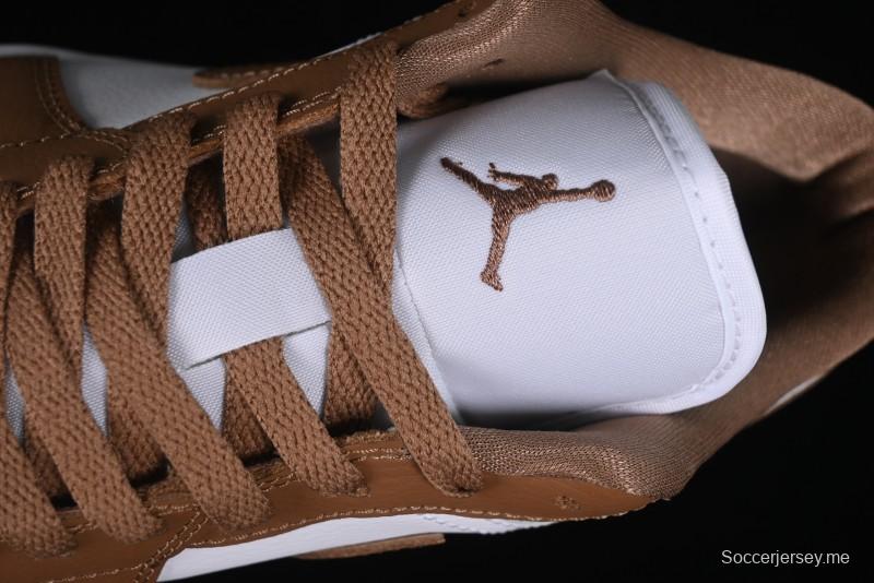 Nike Air Jordan 1 Low AJ1 White Tan Low Top Casual Sneakers - DC0774-202