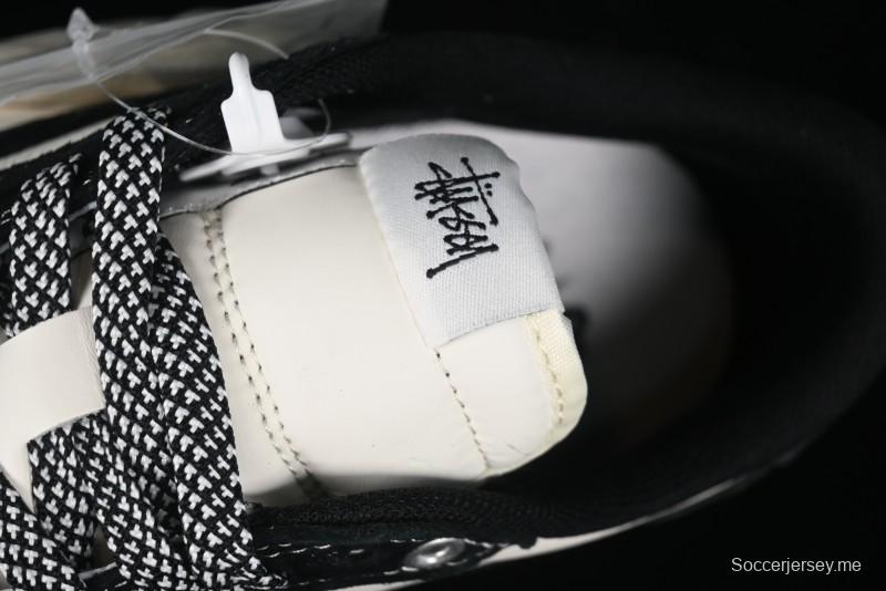 Nike Travis Scott x Fragment Design x Air Jordan 1 Low OG SP AJ1 Supreme Stussy Collaboration - Red Tab Black Warrior Low Top Casual Sneakers - SJ2068-124