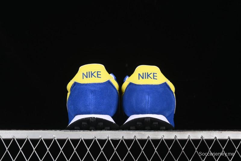 Nike Stussy Roshe Run LD-1000 Comfortable Versatile Non-Slip Durable Waffle Low-Top Casual Running Shoes - FQ9079-400