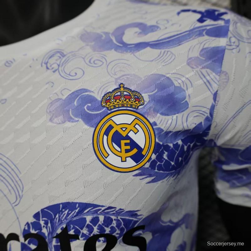 إصدار اللاعب 25/26 قميص ريال مدريد التنين الأرجواني الخاص باللاعب 25/26