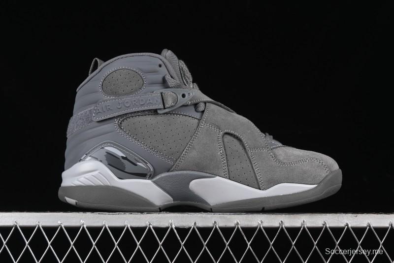 Nike Air Jordan 8 Retro "Cool Grey" Basketball Shoes - 305381-014