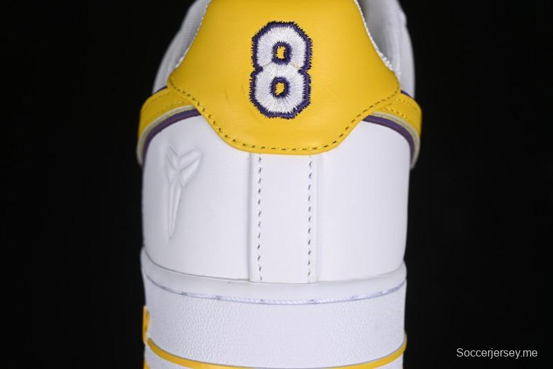 Nike Air Force 1 '07 Low Kobe Full-Grain Leather Casual Sneakers with Full-Length Air Cushion - FZ1151-100