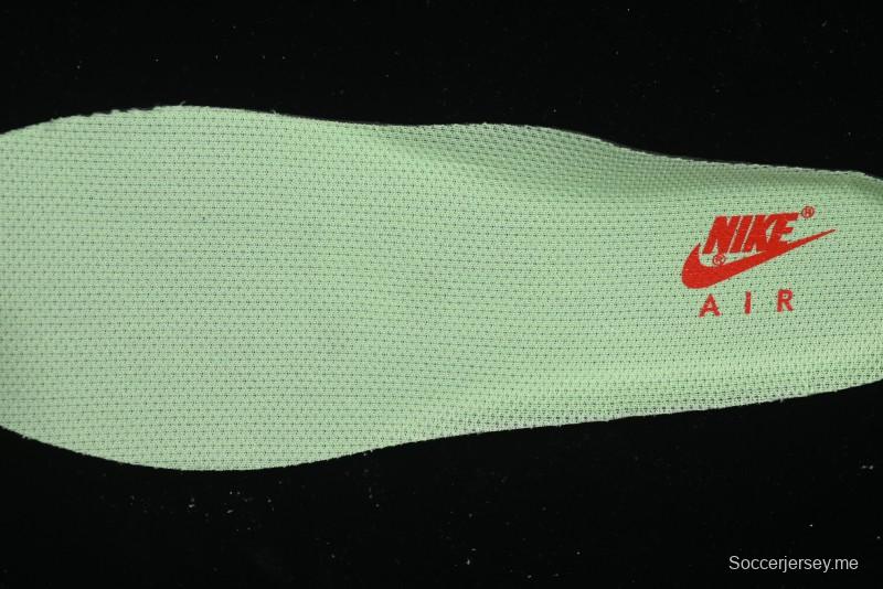 Nike Air Force 1 '07 Low Gucci Stone Island Collaboration - Grey Green Pigskin Lace-Up Casual Sneakers - DF0188-010