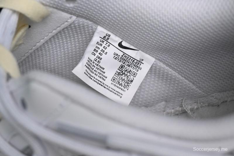 Nike Air Force 1 '07 Low Silver Hook Off-White Style Casual Sneakers - ZH0316-049