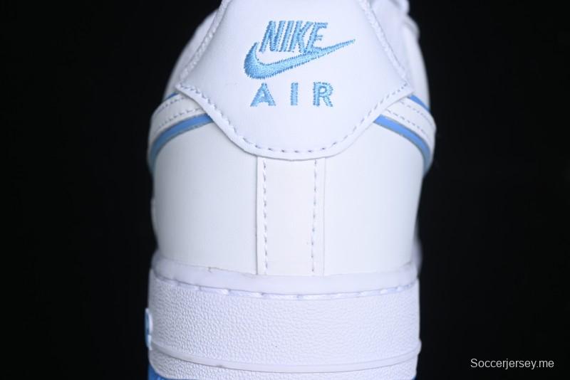 Nike Air Force 1 '07 Low Top-Grain Leather Casual Sneakers with Full-Length Air Cushion - DV0788-101